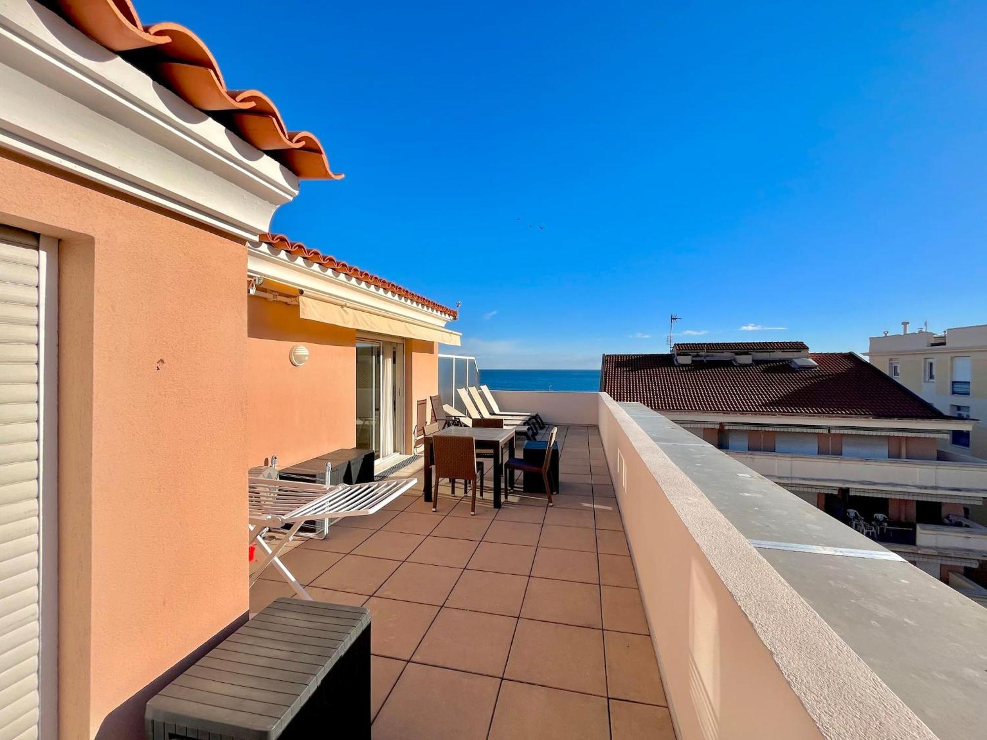 Le Rooftop des Rivages Immense terrasse, Centre Appartement Menton Buitenkant foto