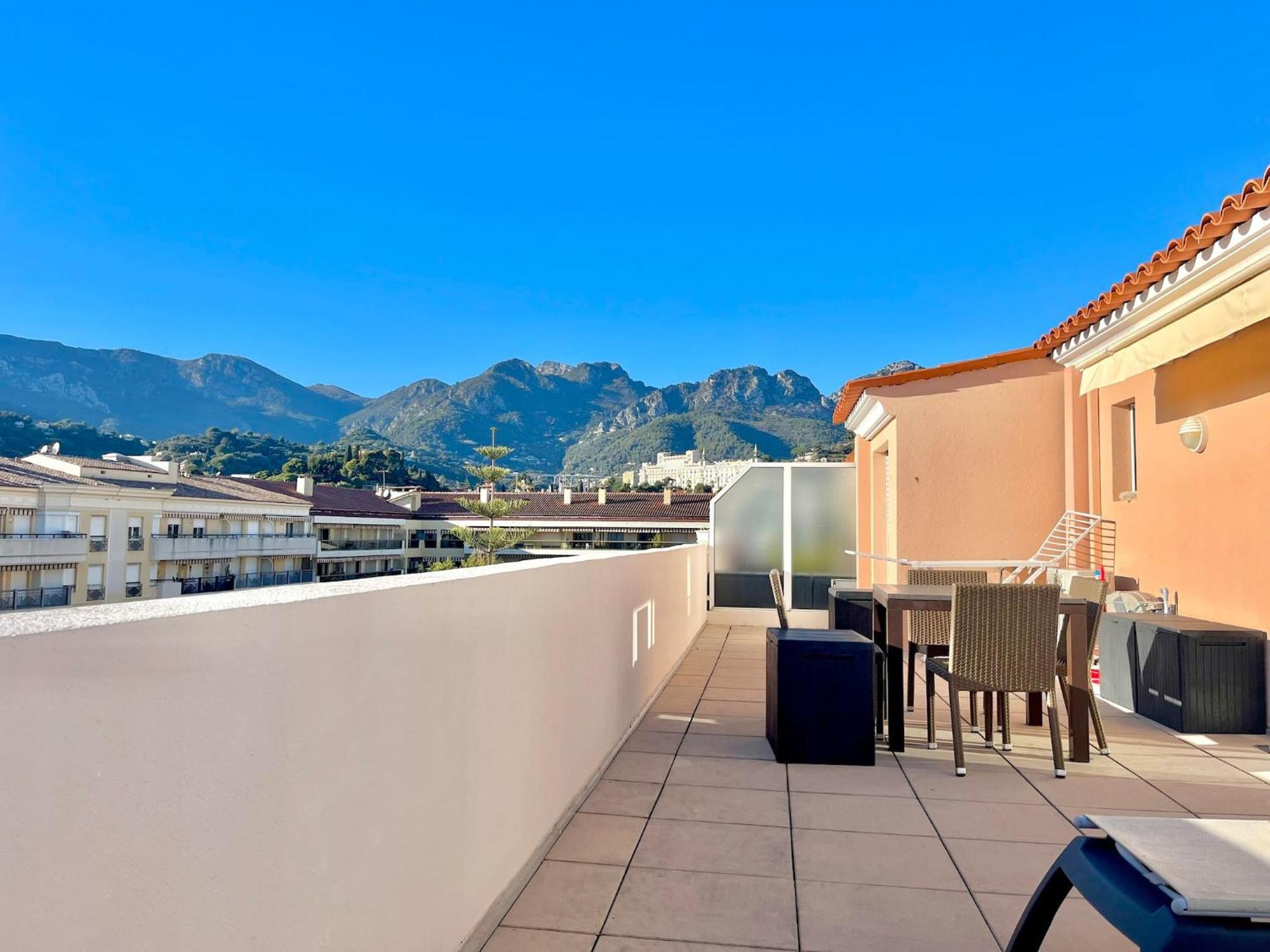 Le Rooftop des Rivages Immense terrasse, Centre Appartement Menton Buitenkant foto