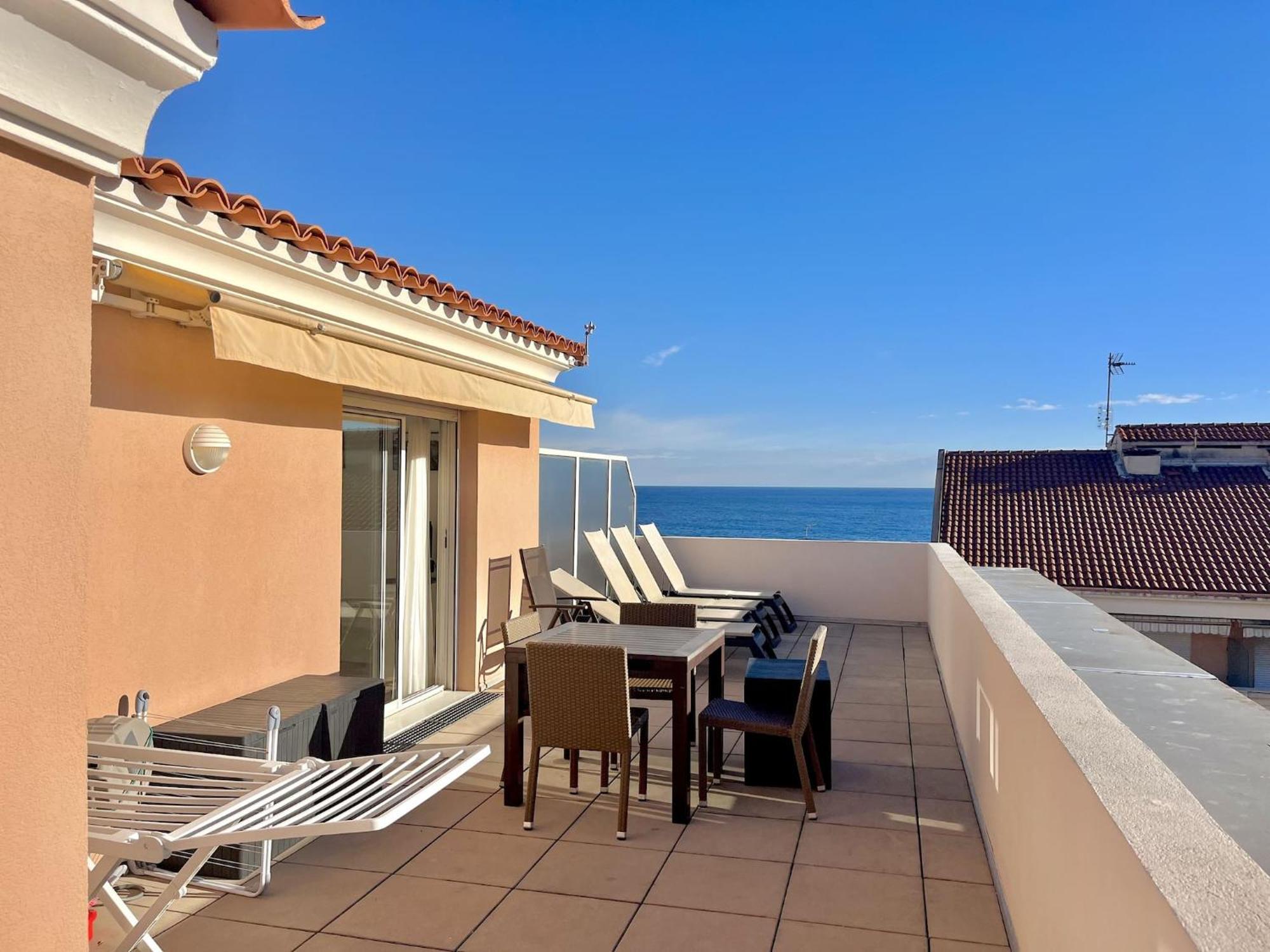 Le Rooftop des Rivages Immense terrasse, Centre Appartement Menton Buitenkant foto